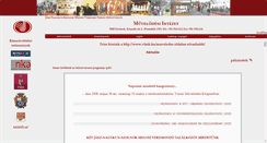 Desktop Screenshot of muvelodes.vfmk.hu